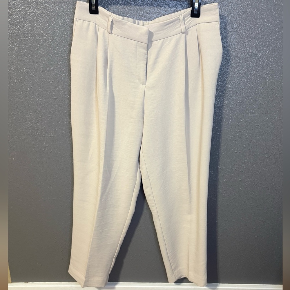Rachel Zoe Women's Beige Dress Pants size 10 (SKU 144)